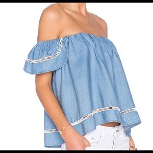 Lovers + Friends off the shoulder top